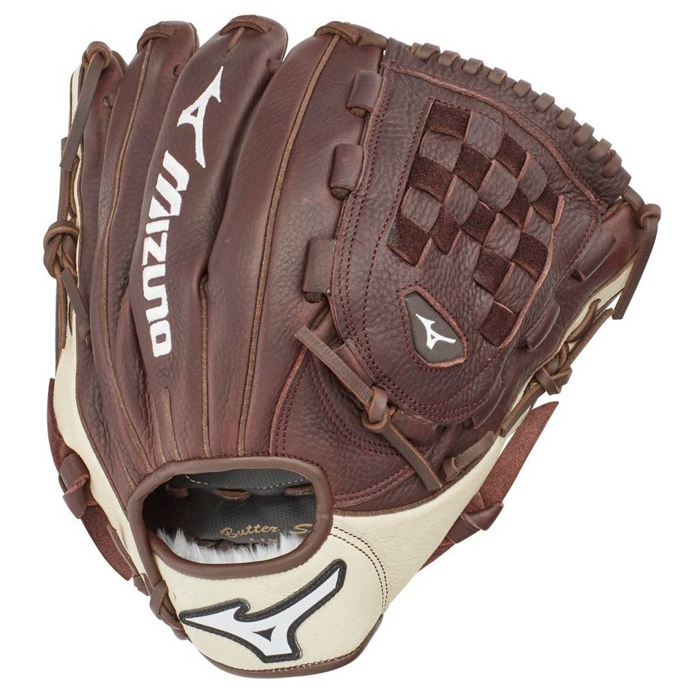 Mizuno Franchise Series Pitcher/Outfield 12" - Erkek Eldiven - Kahve/Gümüş Türkiye (KBNFSU-087)